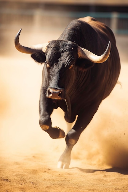 tradycyjna walka byków w Hiszpanii