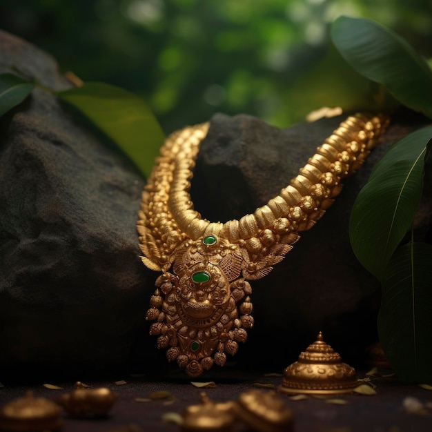 Tradycyjna złota ozdoba Kerala