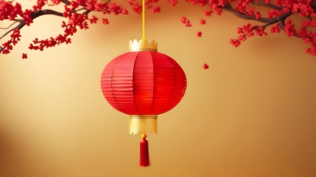 Zdjęcie tradycyjne chińskie nowy rok złote latarnie tło