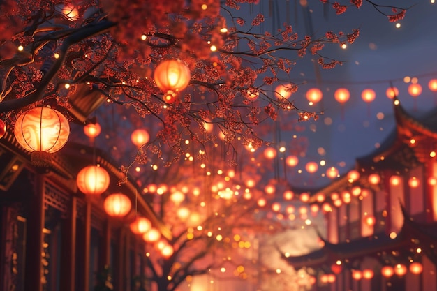 Tradycyjny chiński festiwal latarni