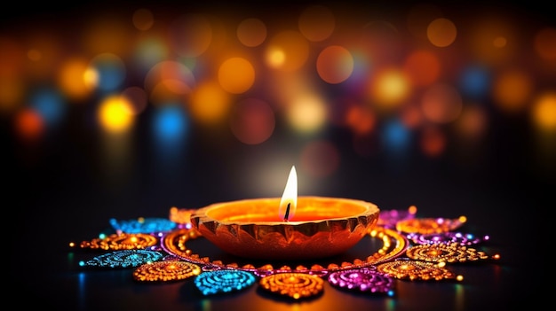Tradycyjny indyjski festiwal Diwali