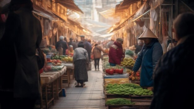 Tradycyjny rynek azjatycki