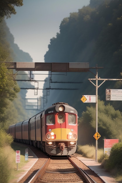 Tradycyjny starożytny transport pociągowy fotografia podróży tło tapeta lokomotywa