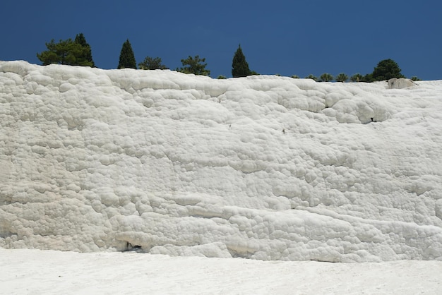 Trawertyn w Pamukkale w Denizli Turkiye