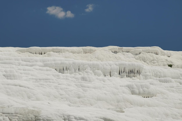 Trawertyn w Pamukkale w Denizli Turkiye