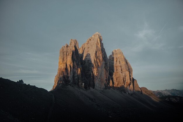 Zdjęcie tre cime w dolomitach