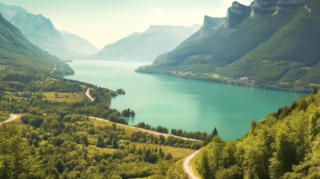 Trekking w Grinnel Lake Trail Glacier National Park w Montanie