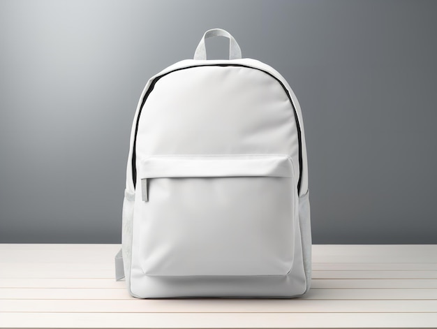 Trendy backpack Mockup dla mody i podróży AI generowane