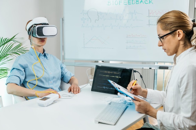 Trening biofeedbacku w wirtualnej rzeczywistości