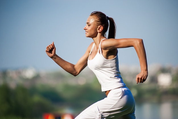 Trening sportowy kobieta