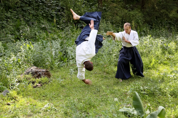 Trening sztuki walki Aikido