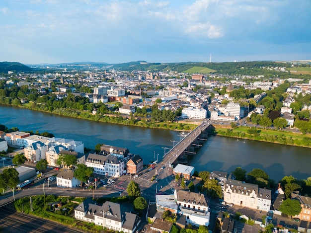 Trewir Panoramiczny Widok Z Lotu Ptaka Niemcy