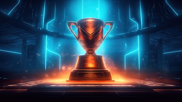 Trofeum na podium z Computer Gaming eSports