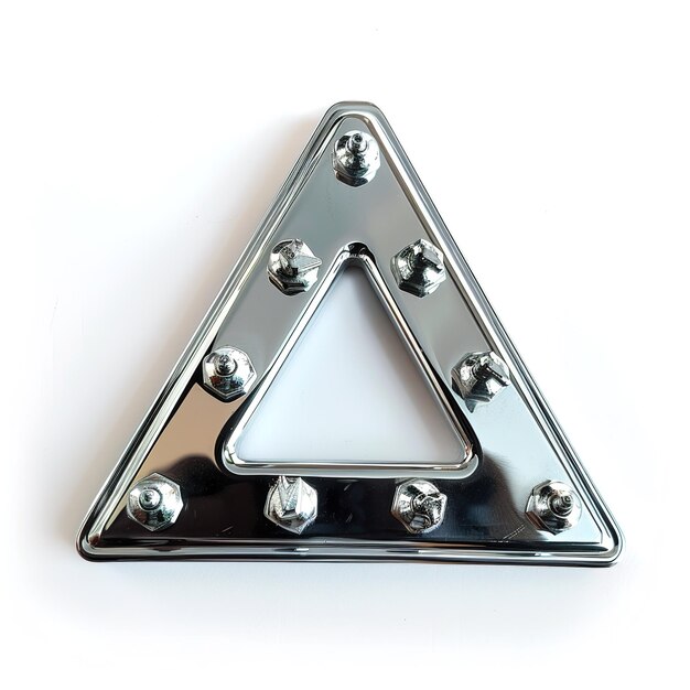 Zdjęcie trójkąt, na którym jest słowo trójkąt.