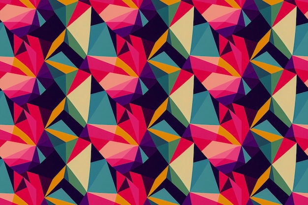 Trójkąty i kątowe kształty kolorowe abstrakcyjne tło z elementami geometrycznymi