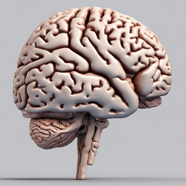 Trójwymiarowy ludzki mózg 32k uhdsharp super fokus drobne szczegóły doskonały obraz doskonała kompozycja maszt erpieces