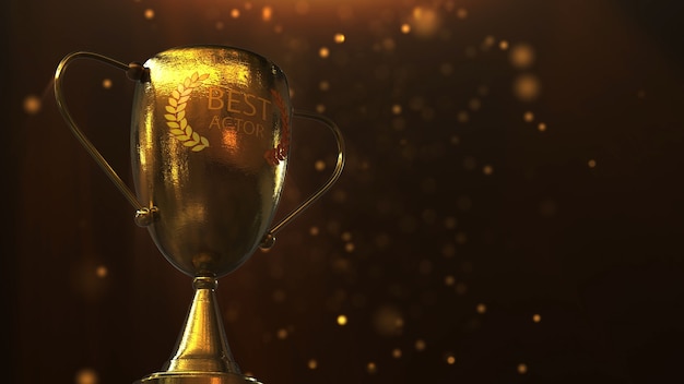 Trophy Gold Award in 3D Illustration