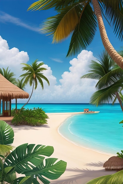 Tropical Paradise Island