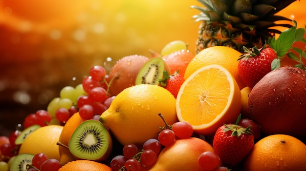 Tropicana Fruit Background