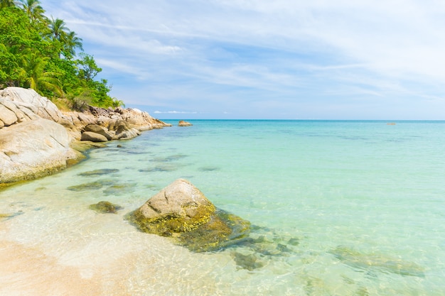 Tropikalna plaża i turkus woda w Tajlandii