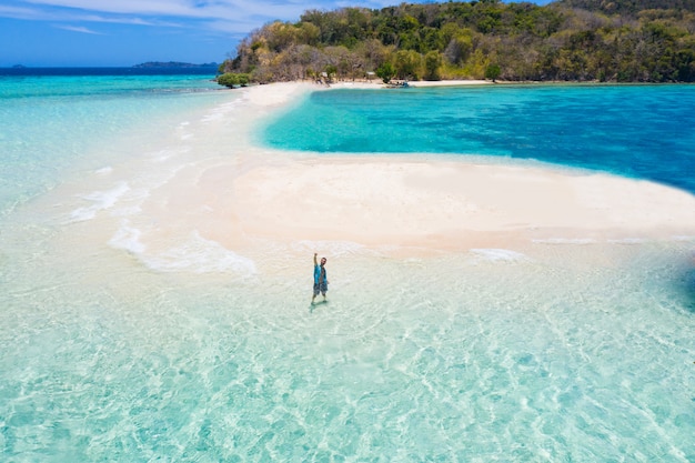 Tropikalna plaża w Coron, Filipiny