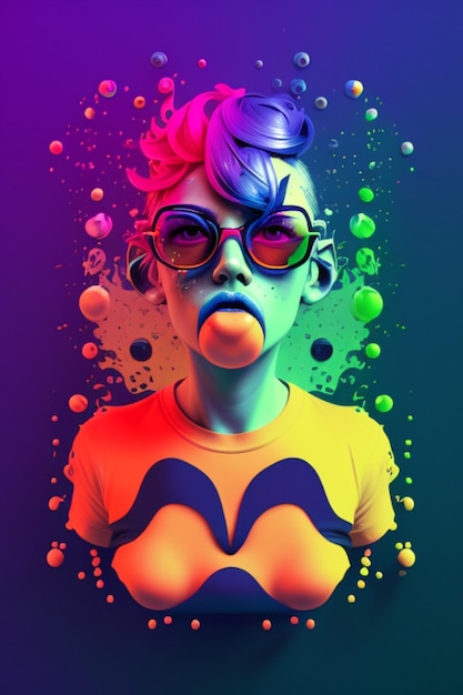 TShirt Art TShirt Design Koszula Drukuj Plakat portretowy w stylu sztuki powitalnej Adobe Illustrator