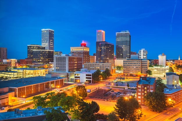 Tulsa Oklahoma USA Downtown City Skyline