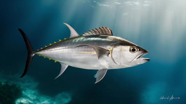 Tuńczyk albacore thunnus alalunga