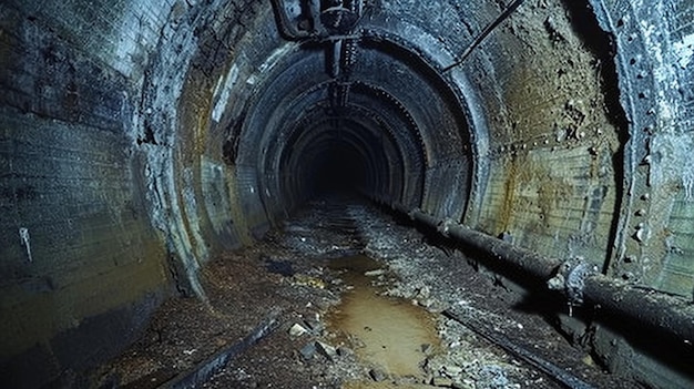 Zdjęcie tunel opuszczony od wieków