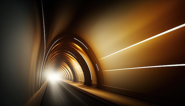Tunel ze światłem na końcu generatywnej sztucznej inteligencji