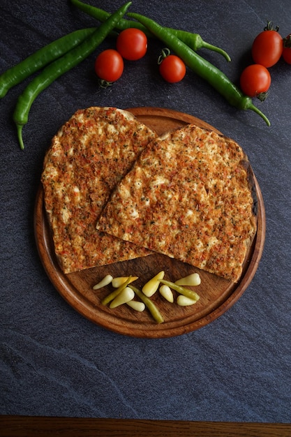 Tureckie potrawy Turecka pizza Lahmacun