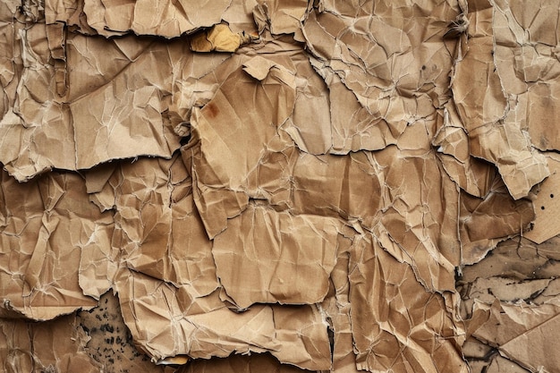 Twarze w postaci starożytnego papieru kartonowego z recyklingu