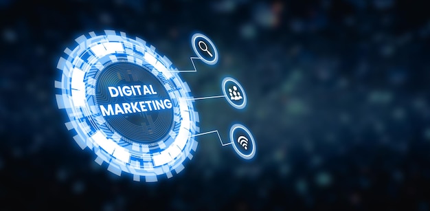 Tworzenie linków do marketingu cyfrowego i baner marketingu online