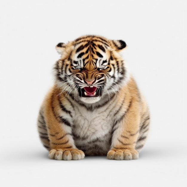 Tygrysek z napisem tygrys na przodzie.