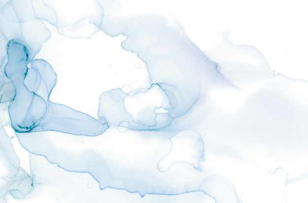 Zdjęcie tynk alkoholowy olej ręczny projekt artystyczny wzór chmury morskiej indigo gradient atrament alkoholowy przestrzeń graficzna modna tapeta marmur grunge dzieło sztuki delikatne niebieskie atramenty alkoholowe farba morska