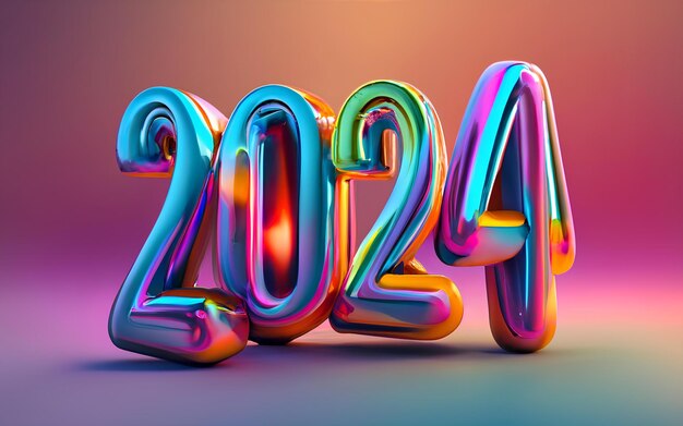 Typograficzne nowy rok 2024