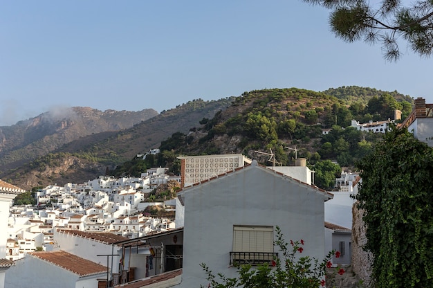 Typowe andaluzyjskie hiszpańskie białe wioski