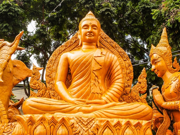 Ubon Ratchathani Candle Festival region północno-wschodni, Tajlandia