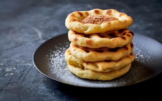 Uchwyć esencję Taboon Bread w smakowitym zdjęciu żywnościowym