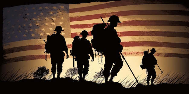 Uhonorowanie i upamiętnienie Sił Zbrojnych Stanów Zjednoczonych podczas uroczystości patriotycznych Dzień Pamięci Dzień Weteranów itp