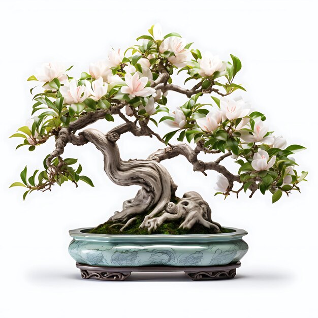 Ujmująca sztuka bonsai Przyjmij piękno odizolowanych i zaprojektowanych chińskich i japońskich bonsai