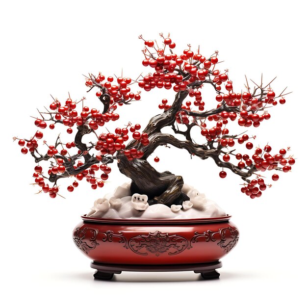 Ujmująca sztuka bonsai Przyjmij piękno odizolowanych i zaprojektowanych chińskich i japońskich bonsai