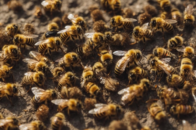 ula pełna pszczół