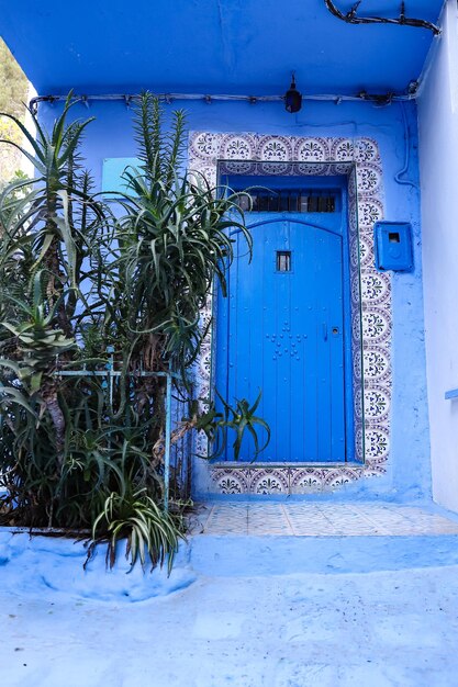 Ulica W Chefchaouen Maroko