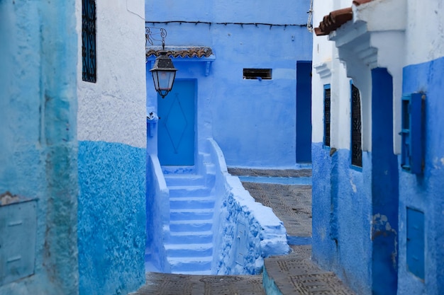 Ulica w Chefchaouen Maroko