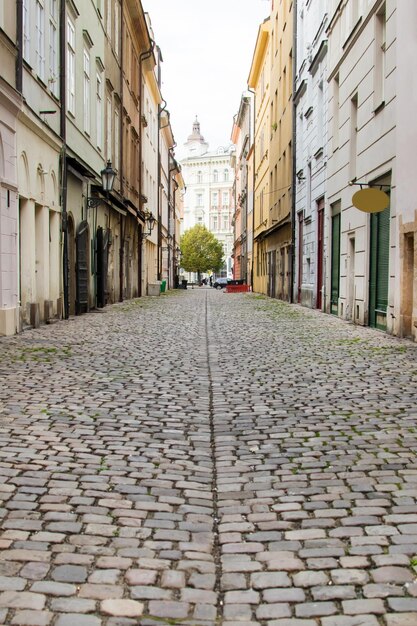Zdjęcie ulica w starym pięknym mieście