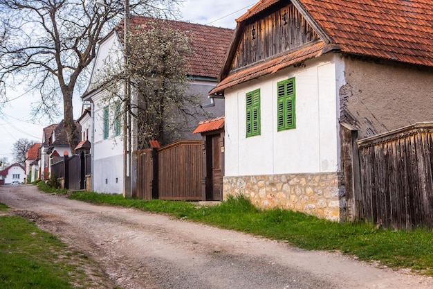 Zdjęcie ulica we wsi cesky krumlov