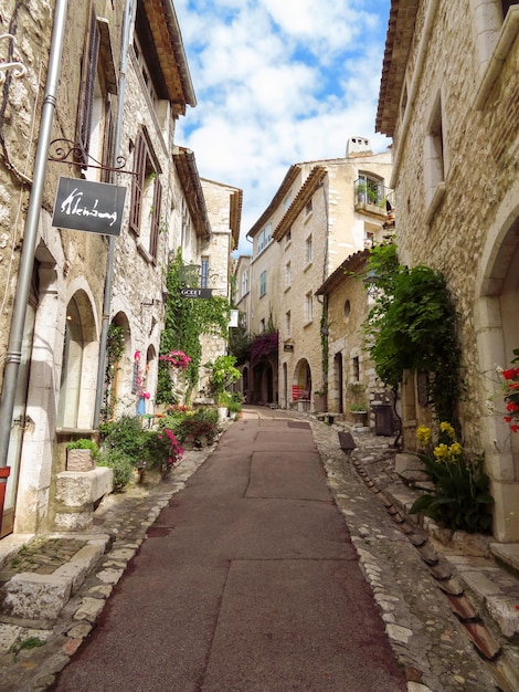 Ulice i architektura Saint Paul de Vence