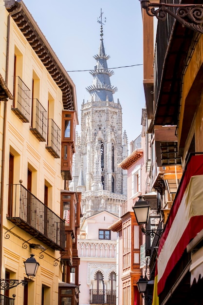 ulice i place średniowiecznego miasta Toledo, Hiszpania