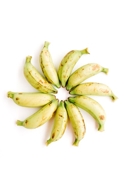 Ułożone Banany. Kreatywna Koncepcja żywności